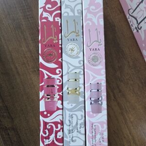 Ara Women's Perfume Trio - Red, Silver, Pink